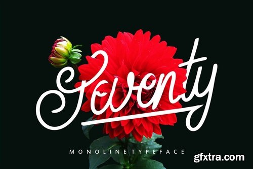 Seventy | Monoline Typeface