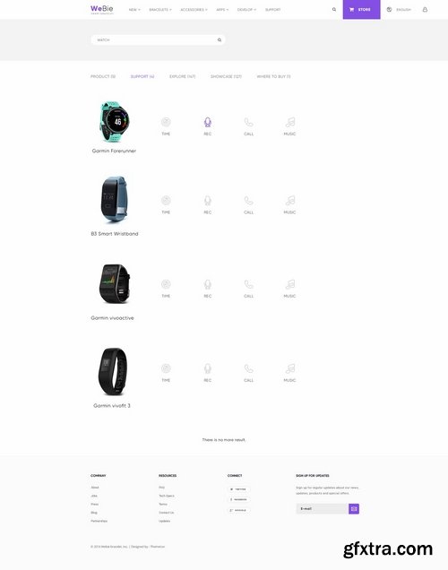 Webie Single Product Showcase Design Template