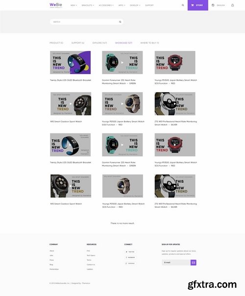 Webie Single Product Showcase Design Template