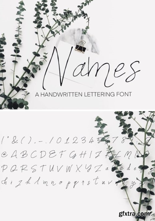 Names Font