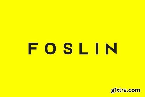 FOSLIN - Minimal Sans-Serif