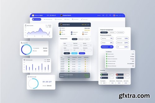 Admin Dashboard UI Kit Bundle