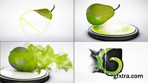 VideoHive Pear Particles Logo Reveal 8466299