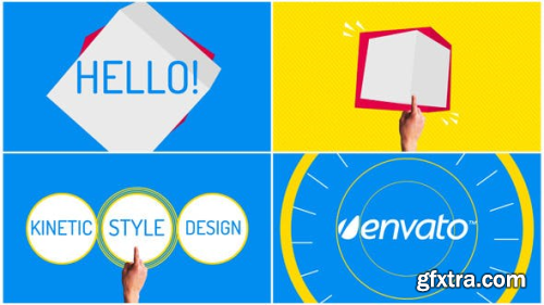 VideoHive Kinetic Typo Opener 4676388