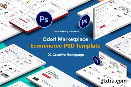 Odori - MarketPlace eCommerce PSD Template