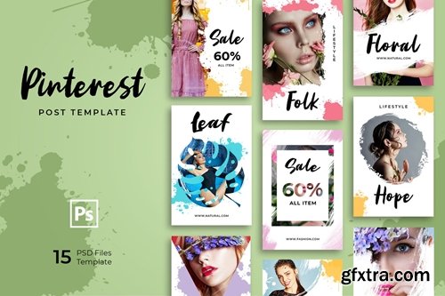 Brushes Fashion Pinterest Templates