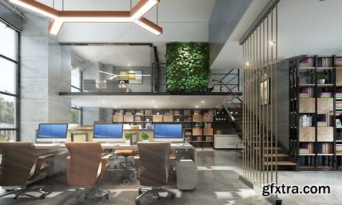 Office Interior Scene 06