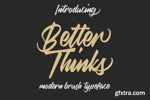 Better Thinks Typeface