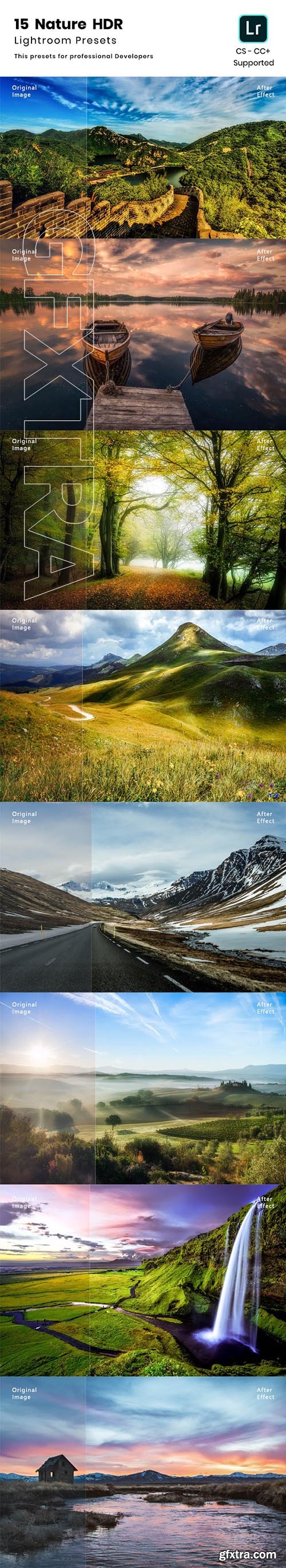 GraphicRiver - 15 Nature HDR Lightroom preset 23973019