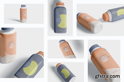 Cosmetic Bottle Packaging Mockups