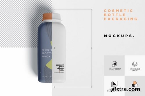 Cosmetic Bottle Packaging Mockups