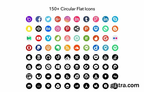 Huge Social Media and Web Icons Set