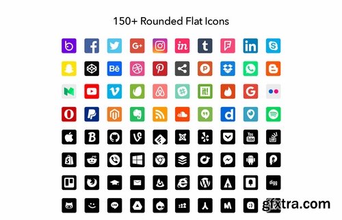 Huge Social Media and Web Icons Set