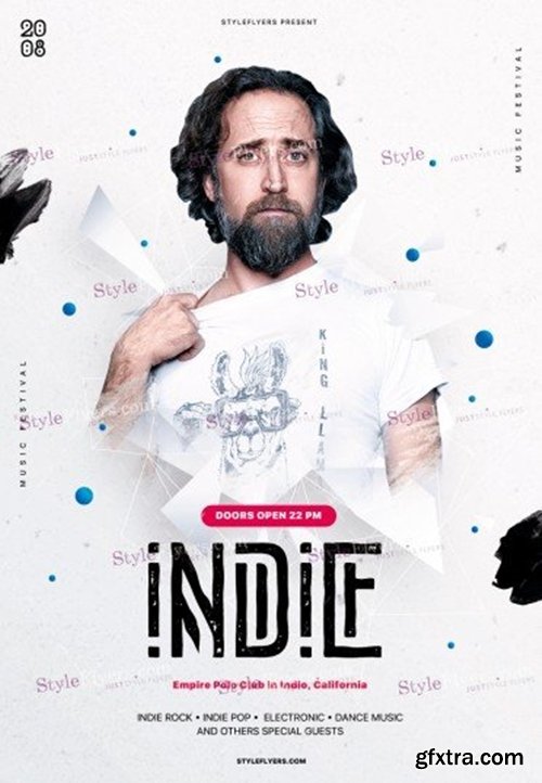 Indie PSD Flyer Template