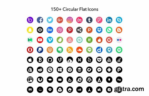 390+ Social Media & Web Icons in Sketch, EPS, SVG