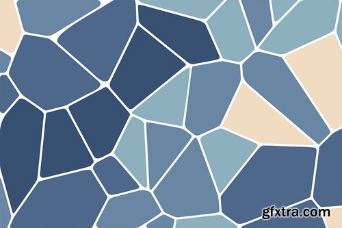 Abstract Vector Voronoi Diagram Backgrounds