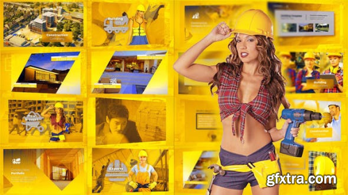 Videohive Construction Presentation - Building Promo 23079196