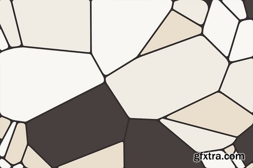 Abstract Vector Voronoi Diagram Backgrounds