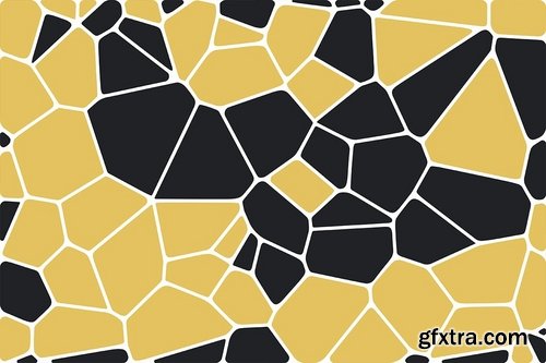 Abstract Vector Voronoi Diagram Backgrounds