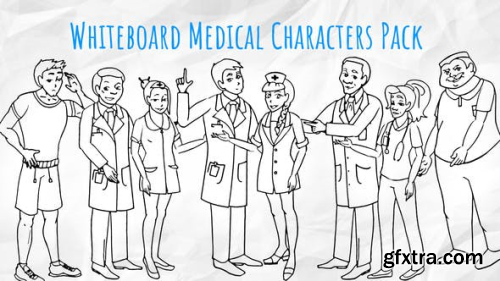 Videohive Medical Characters - Healthcare Whiteboard Animation 21106819