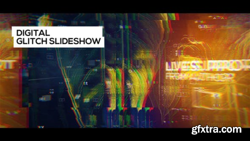 VideoHive Digital Glitch Slideshow 23461939