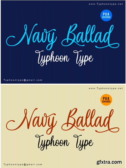 Navy Ballad Font