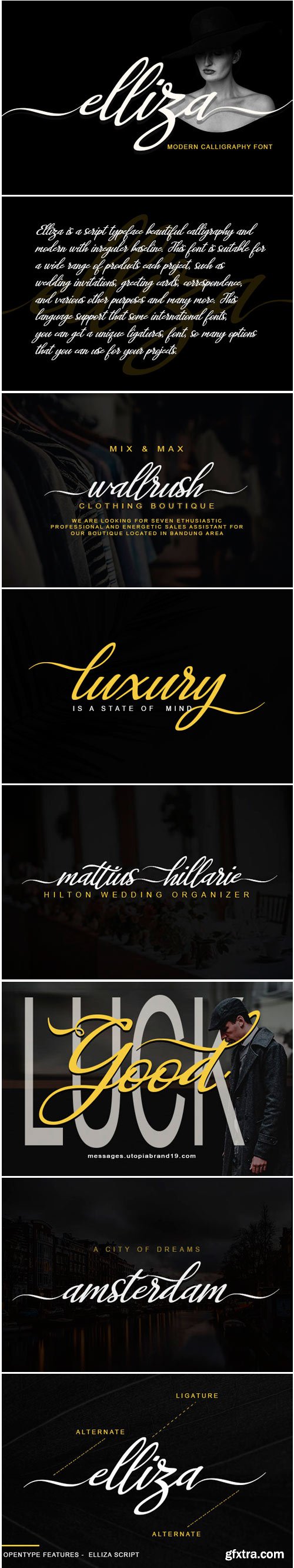 Elliza Script Font