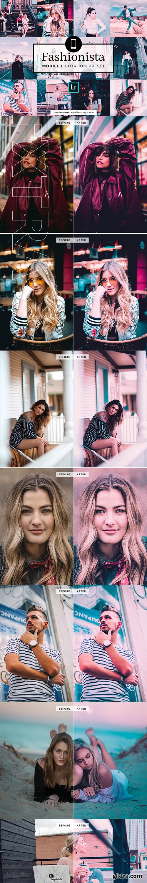 CreativeMarket - Mobile Lightroom Preset Fashionista 3320072