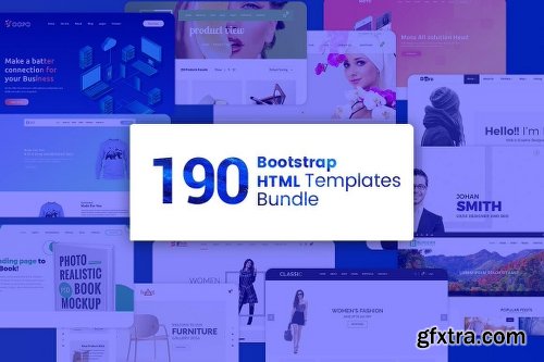 MightyDeals 190 Premium Bootstrap HTML Templates