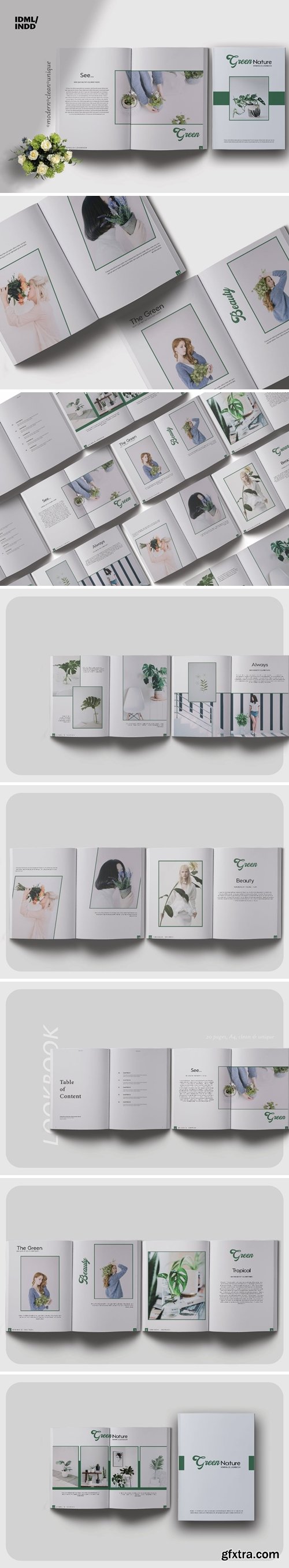 Green Nature Minimalis Lookbook