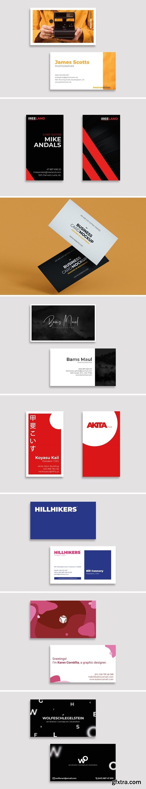 Business Card Design Professional Bundle