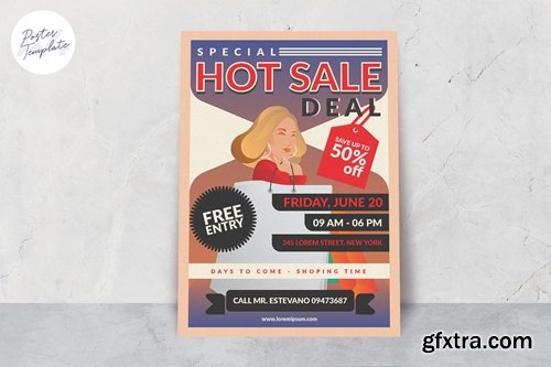 Shop Sale Poster Template