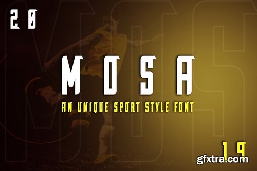 Mosa Exclusive Display Font