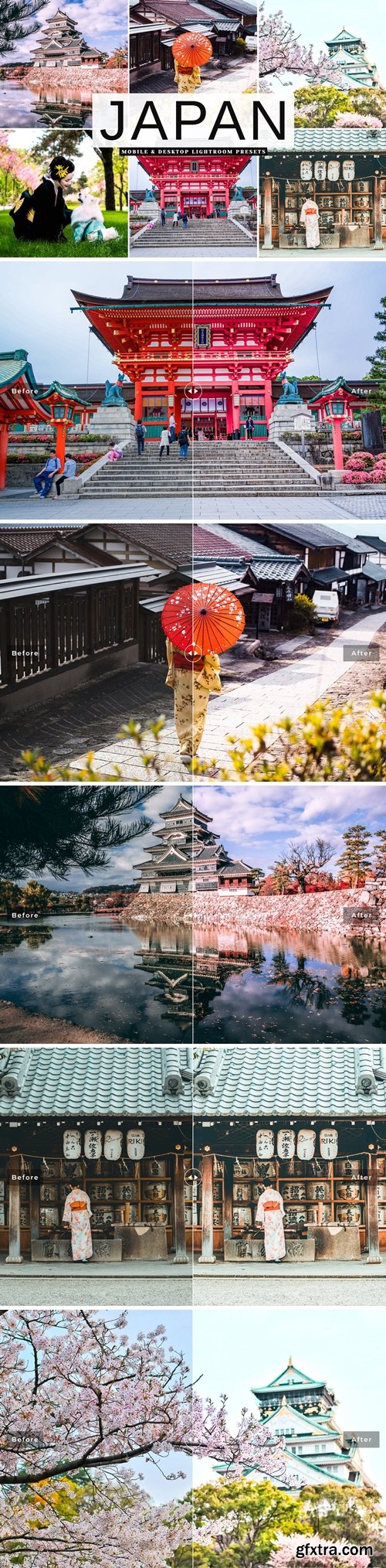 Japan Mobile & Desktop Lightroom Presets