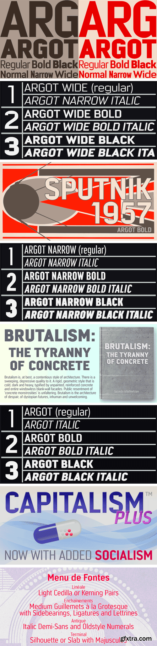 Argot Font Family