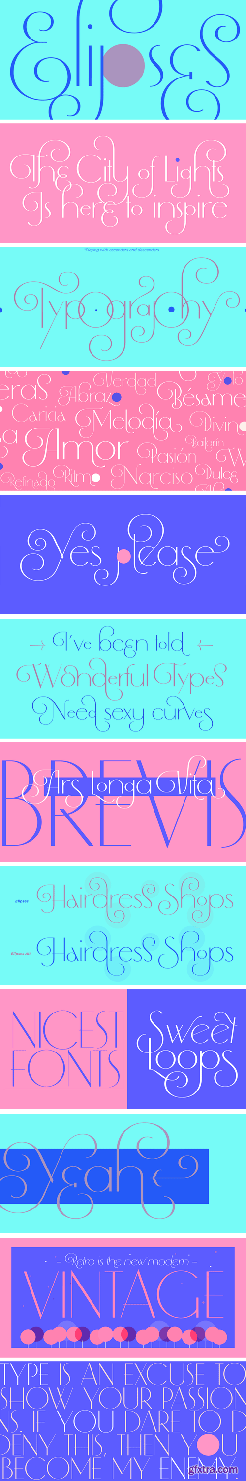 Elipses Font Family