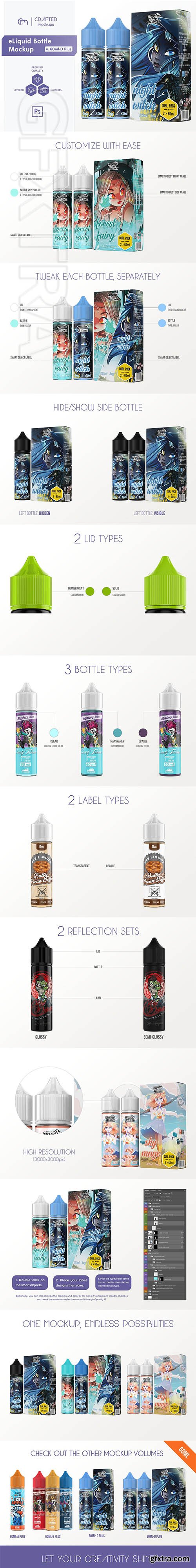 CreativeMarket - eLiquid Bottle Mockup v. 60ml-D Plus 3848896