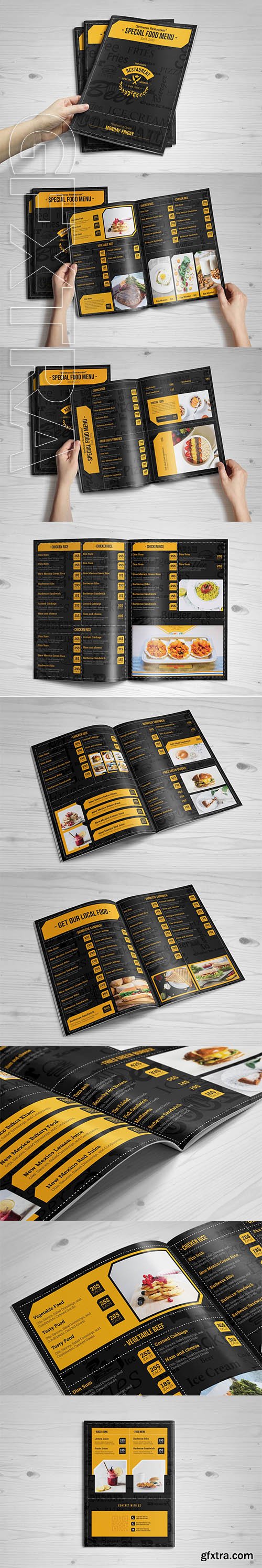 CreativeMarket - Special Food Menu Brochure -12 Pages 3816482