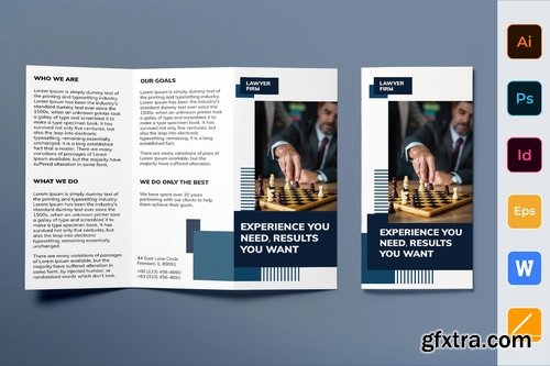 Law Firm Poster Flyer Business Card Brochure Bifold Trifold