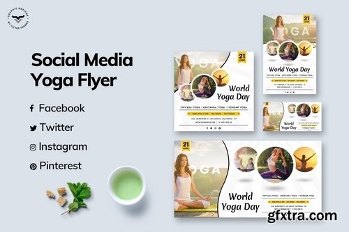 Yoga Social Media Templates