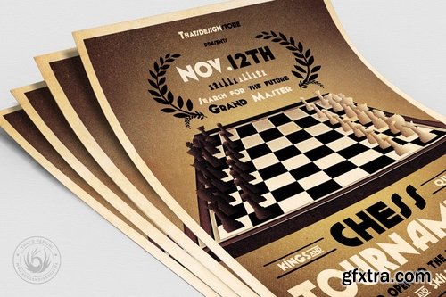 Chess Tournament Flyer Template