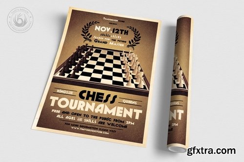 Chess Tournament Flyer Template