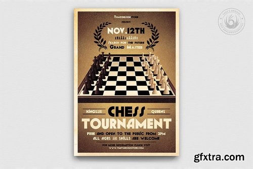 Chess Tournament Flyer Template