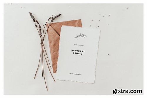 Birdsong Cards & Envelopes Mockup