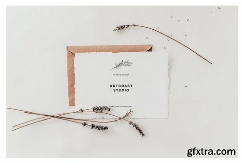 Birdsong Cards & Envelopes Mockup