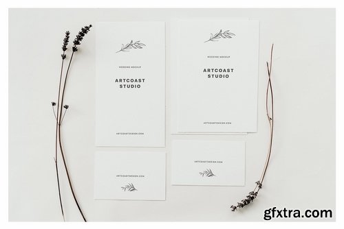 Birdsong Cards & Envelopes Mockup