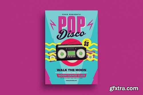 Pop Disco Event Flyer