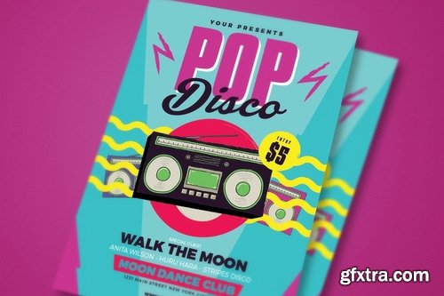 Pop Disco Event Flyer