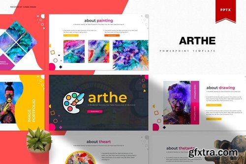 Arthe Powerpoint Google Slides and Keynote Templates