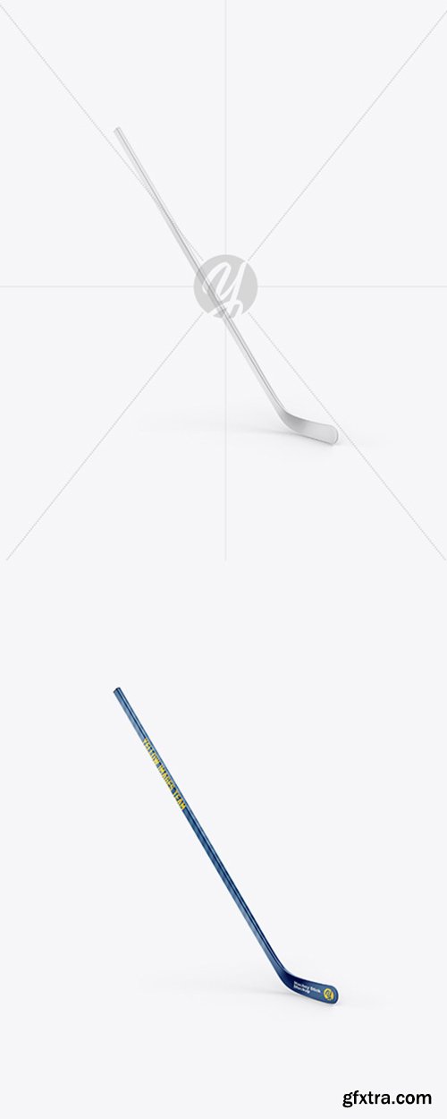 Glossy Hockey Stick Mockup 36865